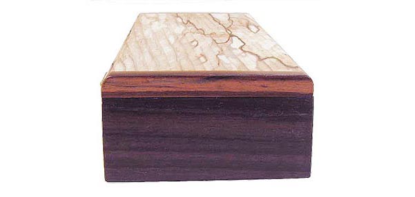 Handmade wood box - Indina Rosewood end