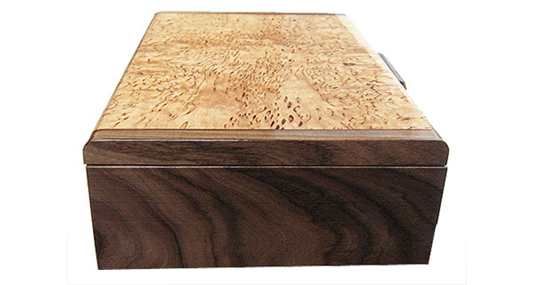 African amazakoue box end - Handmade wood box