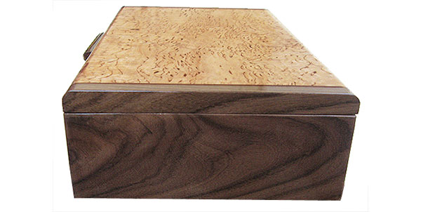 African amazakoue box end - Handmade decorative wood box