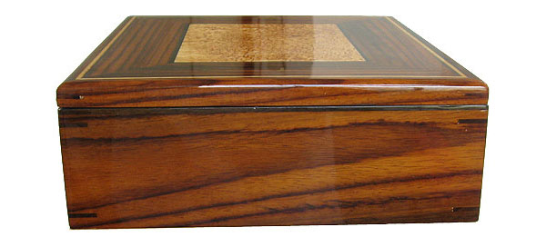 Indian rosewood box side - Handcrafted large decorative wood keepsake box