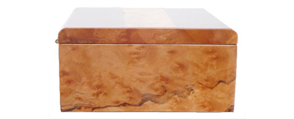 Madrone box end - Decorative keepsake box