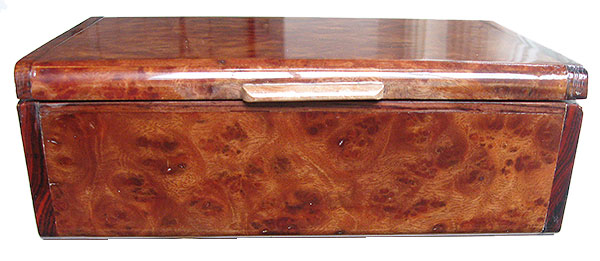 Camphor bulr box front - Handmade wood decorative keepsake box
