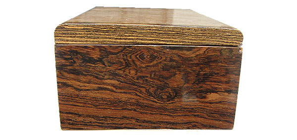 Bocote box end - Handmade wood box
