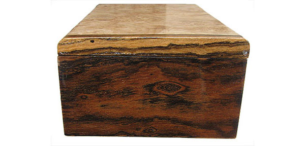Bocote box end - Handmade wood box