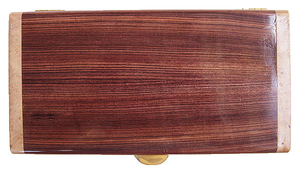 Brazilian kingwood box top - Handmade wood decorative keepsake box