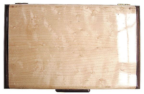 Birds eye maple box top - Handmade wood keepsake box