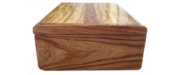 Honduras rosewood box end - Handmade wood box