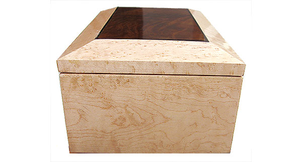 Birds eye maple box side - Handmade wood box 