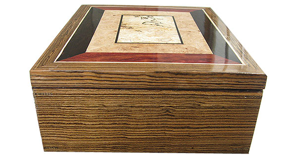 bocotebox side - Handcrafted decorative wood keepsake box