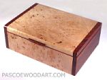 Handmade wood keepsake box or photo box