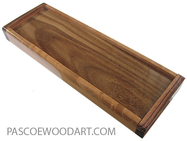 Handmade wood pill box - Weekly pill organizer wiith sliding top