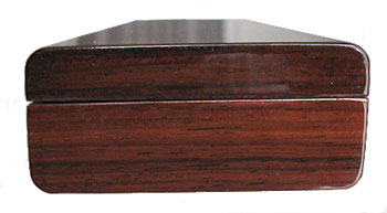 Bois de rose pill box end - Handcrafted weekly pill box
