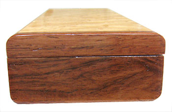 Rose wood pill box end - Handcrafted decorative weekly pill organizer