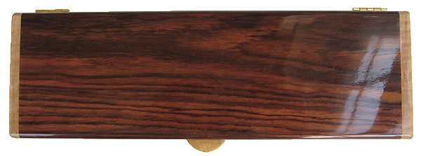 Indian rosewood pill box top - Handmade wood weekly pill organizer 