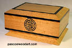 Ceylon Satinwood box with African ebony trim