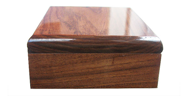 Santos rosewood box end - Handmade small wood box