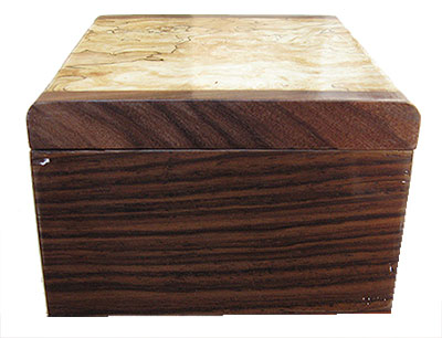 Santos rosewood box end- Handmade small wood box