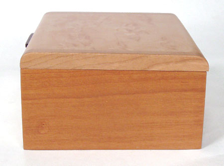 Small wood box side view