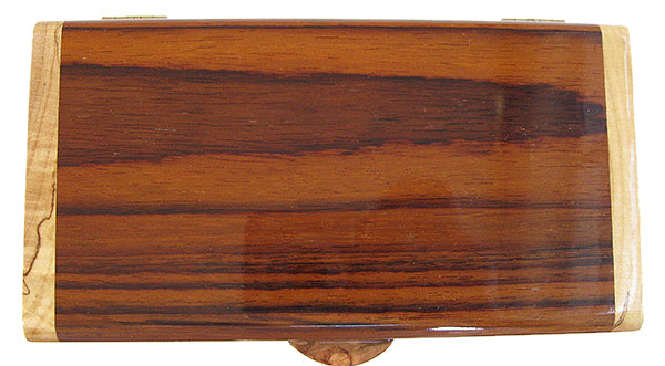 Indian rosewood box top - Handmade small wood box