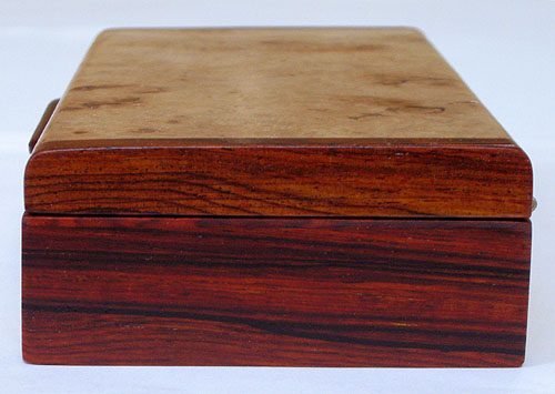 Small wood box - side view