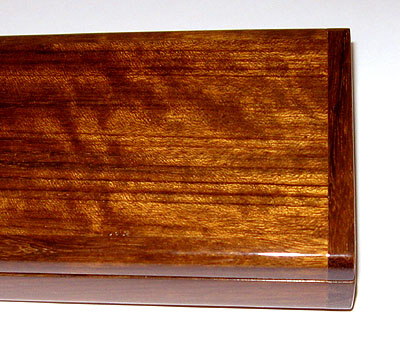Handmade shedua wood super slim pill box S-7 - 7 day medication minder, weekly pill organizer  Closeup 