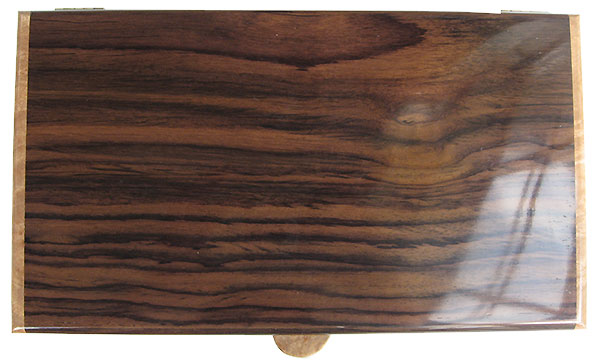 East Indian rosewood box top - Hanmade wood box - Men's valet box