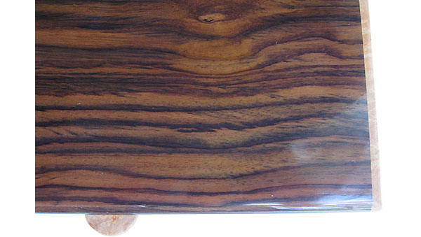 East Indan rosewood box top close up - Handmade wood box