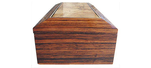 Sabah ebony box end - Handmade wood box