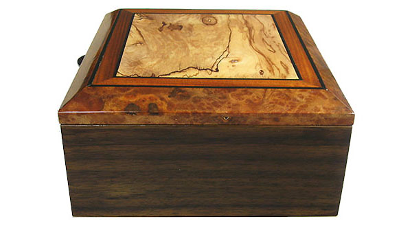 Indian rosewood box side - Handcrafted decorative wood men's valet box