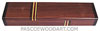 Decorative wood weekly pill box - Honduras rosewood handmade pill box with Boise de rose ends